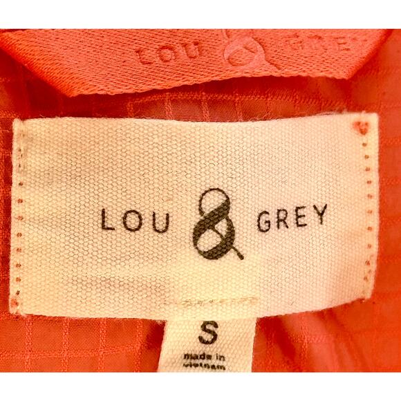 Lou & Grey Ripstop Zip Jacket Electric Coral Color SIze S - Picture 4 of 5
